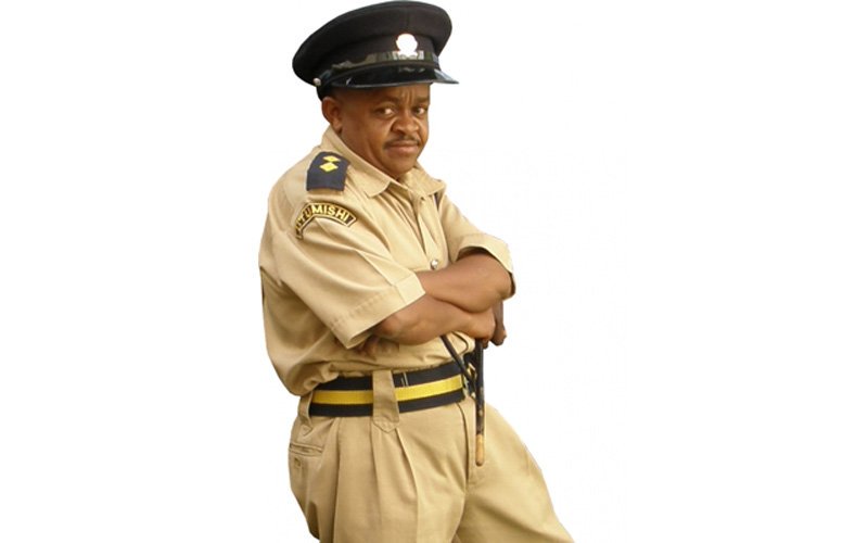 TV comedian Davies Mwabili, popularly known as Inspekta Mwala 