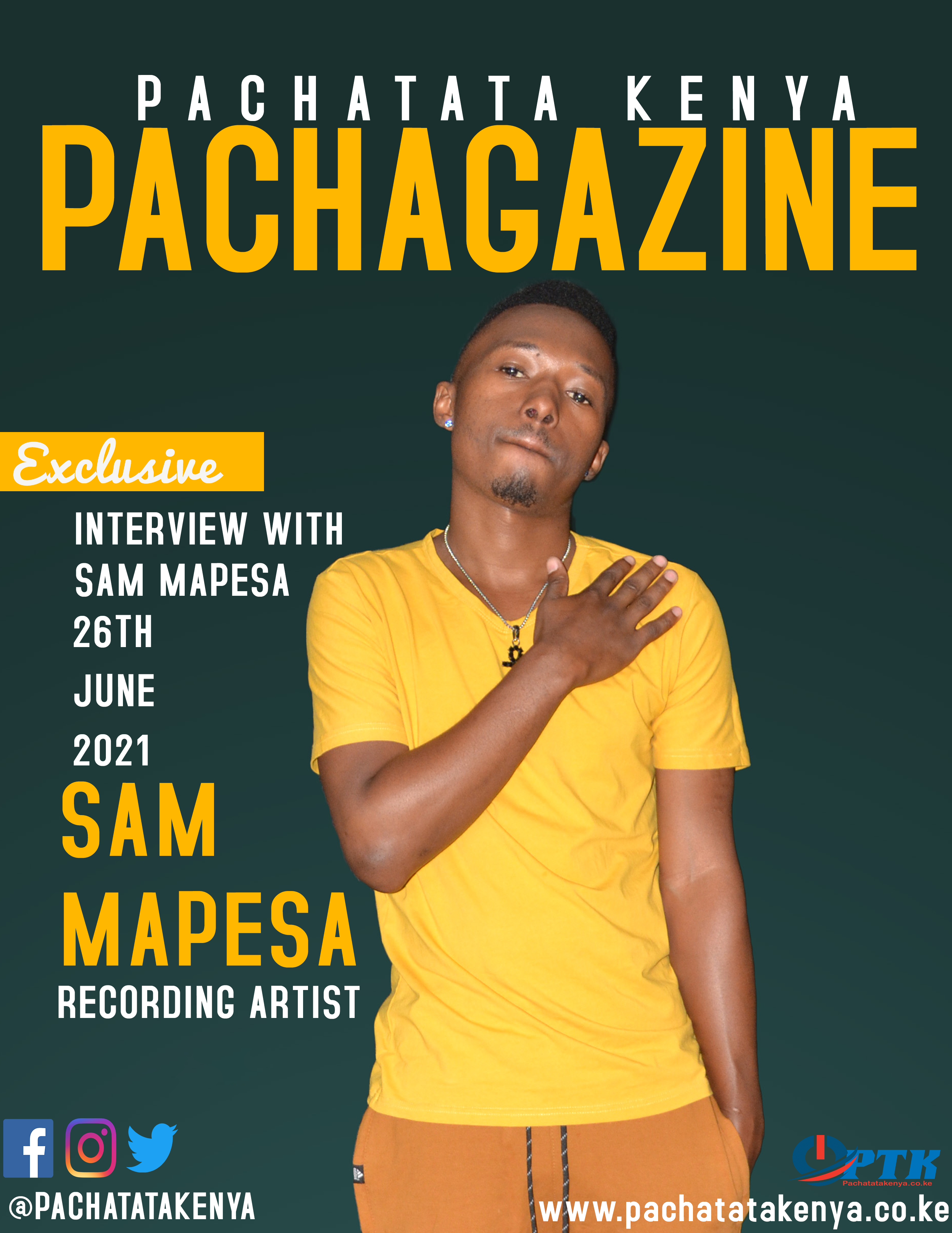 Sam Mapesa on Pachagazine